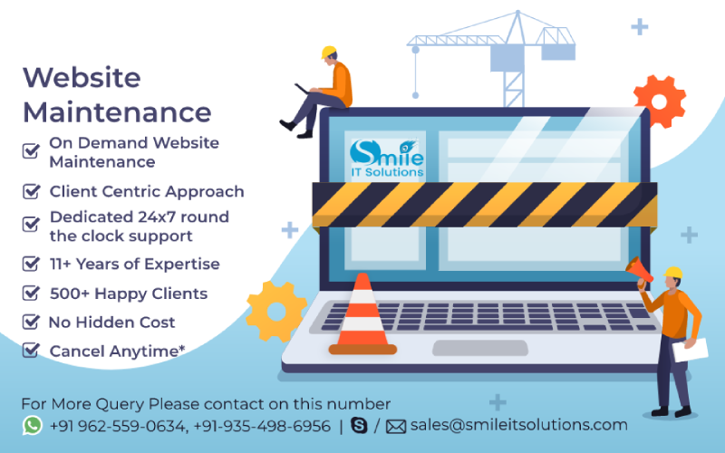 Free Website Maintenance Services To Support Startups And SME’s Feb 2020