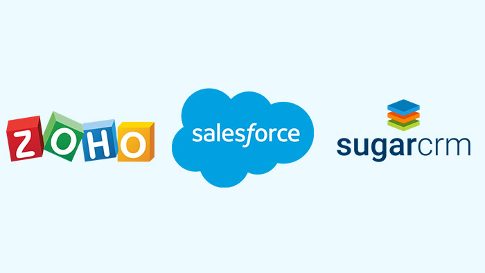 Zoho vs. Salesforce vs. SugarCRM